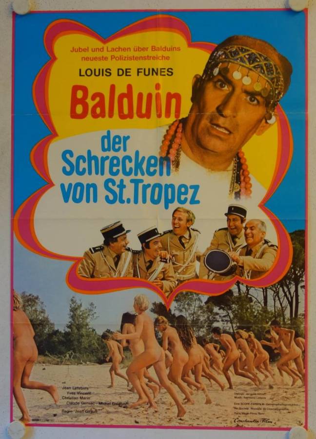 The Gendarme Takes Off original release german movie poster